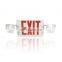New Arrivals Fire Exit Sign LED Emergency Light Spot Light 2x3W Stair Exit Emergency Light