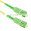 SC APC to SC APC Simplex 2.0mm PVC (OFNR) 9125 Single Mode Fiber Patch cord Cable