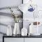 Wholesale Venta Al Por Mayor Mini Vases White Bottle Hydroponics Frascos Ceramic White Vases For  Home Decoration