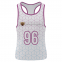 Customized White and Purple Singlet of Good Quality Design for You