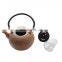 The Best Selling Chinese Antique Black Enamel Cast Iron Teapot