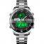 Hot Selling Skmei  1839 Luxury Gold Dual Time Digital Watch 30 Meters Waterproof Wholesale Price