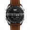 Skamei 1516 Brown Brand Logo Watches Genuine Leather Business Man Watch