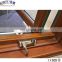 Wood Clad Aluminum Casement Window With Double Glass For Home