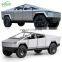 1:24 for Tesla Cybertruck Zinc Alloy Diecast Truck Pickup Model Electronic Mini Vehicle Toys with Lights And Music For Kids Gift