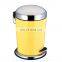 Household Stainless Steel Dustbin With Pedal 5L Kitchen Metal Waste Bin