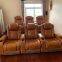 Modern home theater sofa, movie hall, luxury multi-function leather electric sofa, movie viewing room sofa