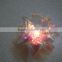 HOT SALE ! 3.5" LED Color Changing Lighting Star Bow, LED Gift Ribbon Bow, Can Be Transfer Button