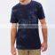 OEM Custom Mens Navy Acid Washed T Shirts