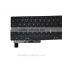 Factory Price Portuguese keyboard Replacement For Laptop Macbook Pro A1286 2008-2012