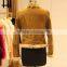 Factory Direct Wholesale Fashion Lady"s Rabbit Fur Lined Jacket