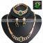 2016 Big Fashion Korean Glod Jewelry Set And Wedding Crystal Jewelry Set