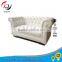 2014 newest design luxurious fabric white wedding sofa