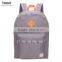 600D polyester backpack with colorful camouflage zipper