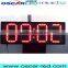 outdoor led digit screen board screen 12 inch 8 inch 20 inch 7 segment gas price led display clock led sign