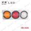 Universal Semi Trailer Red Amber Clear Color Round Led Combined Tail Light