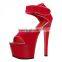 8 Inch Stiletto Platform Slippers Buckle High Heels Fetish Party High- Heeled Shoes Sexy Clubbing Slippers