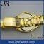 Gold Watches Men Design Alloy Case And Band Japan Movt Waterproof Black Dial Customize Logo