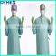 Disposable PP nonwoven/SMS printed Surgical Gown/ Isolation Gown Patient Gown With Elastic And knit Cuff ISO Standard