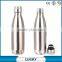 Sport Glass Drinking Bottles Double Wall Vacuum Children Bottle With Lids Belt
