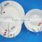 cheap round porcelain plate with custom desgin