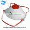 Disposable 3 layer non woven material dust mask FFP1 with valve