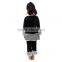 2016 Wholesale Children's Boutique Clothing Black Ruffle Cotton Outfits For Baby Girls