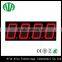 0.54 inch red 4 digit 7 segment led display