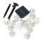 Warm White 4M 12 LED String Lighting Wedding Fairy Christmas Lights Outdoor Hollow Ball Globe Christmas Decoration Outdoor