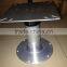stainless steel and air-powered height adjustment` table mounts for vehicle