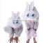 Children Winter Animal Costume Carton Jumpsuit/Kids Cosplay Onesie/Baby Rabbit Romper