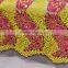 2015 New fashion lace fabric for nigerian party with pearls african cord lace colorful chemical lace