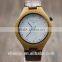 2016 Bewell new product novelty natural quartz wooden watches for mens and lady
