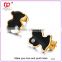 Factory Price Wholesale 2015 Cute Little Bear Earrings Trendy Style 14K Gold Plated Stainless Steel Bear Women Stud Earrings