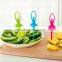 6Pcs/set high quality Plastic ballet modelling Design Fork, Salad Fruit Cake Dessert Fork