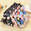 Korean style flower printing PU leather coin purse with low price