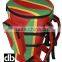 African Djembe Drums Gig Bag PRO Nylon Red Rasta