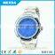 Fashionable Japan Movt Steel Band Alloy Case Quartz Stainless Steel Back Watch