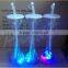Promotional led flashing plastic beer drinking yard glass