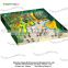 Vivid Jungle theme indoor playground with volcano slides and multi-functional bouncer