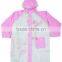 PVC cute raincoats for juniors, raincoats for women, pvc vinyl raincoat