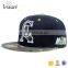 Custom Hat Supplier Felt Embroidery Logo Design Camo Flat Brim Snap Back Closure Hip Hop Cap Supplier's Choice