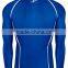 88% polyester 12% spandex moisture wicking mens long sleeve compression t shirt