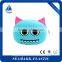 2016 wholesale personalized funny silicone kitty coin purse for girls