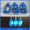 LED Light Silicone 3D Animal Shape Keychain Design