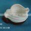 2016 multicapacity ceramic flower pot, flower planter, conch shape , white