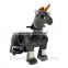 Hot!!! HI CE 2015 funny cartoon plush unicorn electric scooter toy for kids