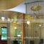 Durable and luxury decorative translucent shower curtain