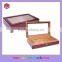 Glass Top Wooden Cigar Humidor Customized Gift Sets Box