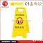 DINGWANG Traffic Famous widely used Flexible Yellow Plastic Signs